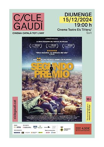 👨‍🎤🎸 Els problemes d'un grup musical a punt de gravar l'àlbum que els farà estrelles són l'eix de "Segundo premio", el film d'Isaki Lacuesta i Pol Rodríguez amb què torna a Sort el #CicleGaudí 
 
🎞️ Un film sobre l'amistat, la superació dels conflictes i la lluita amb les addiccions que et permetrà reviure l'escena musical la Nova York i Granada de principis dels noranta 
 
🏆 Millor film, direcció i muntatge al Festival de Màlaga / 9 nominacions als Premis Gaudí 2025 / preseleccionada per l'Oscar a la Millor Pel·lícula Estrangera 
 
📅 Diumenge 15 desembre, 7 tarda (19.00h) 
 
ℹ️ +info i entrades a la pàgina web https://sort.cat/esdeveniments/cicle-gaudi-segundo-premio/