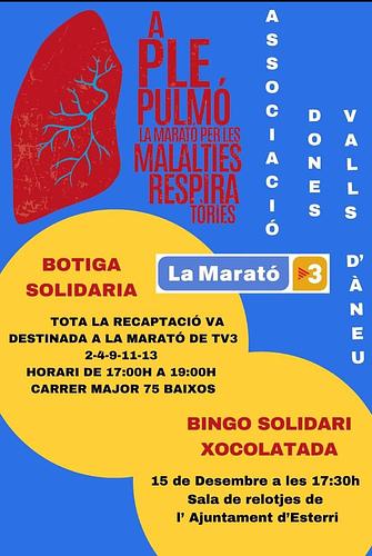 Recordeu diumenge 15 el bingo solidari!