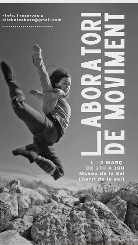 Laboratori de moviment 

Proposta d'intensiu de dos dies on es realitzarà un entrenament físic focalitzat en el treball de la mobilitat activa; així com dinàmiques d'exploració del moviment a través d'eines de manipulació i improvització i diferents propostes de materials coreogràfics.

Intensiu dissenyat per crear un espai d'investigació del moviment des del joc i la creació de reptes senzills per descobrir noves possibilitats d'expressió del cos.


📍Museu de la Sal (Gerri de la Sal)
🗓️ 1 i 2 de març de 17h a 19h
💸 30€ (pels dos dies)

Per +info. i inscripcions 👉 cllobetsabate@gmail.com
