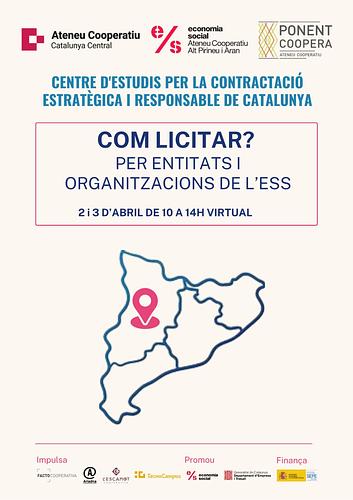 💥 Voleu aprendre com licitar contractes públics? 

🎓Formació online i gratuïta oferta pel  Centre d'Estudis per la Contractació Estratègica i Responsable de Catalunya

📅Dimecres i dijous 2 i 3 d'abril
⏰10 a 14 h
💻 Sessions online i gratuïtes

✍️ Inscripcions per rebre el link: https://serveis.acapa.cat/program/com-licitar-per-entitats-i-organitzacions-de-less