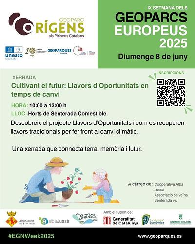 El 8 de juny farem una xerrada a Senterada per explicar el nostre projecte de recuperació de llavors!

Aquí les inscripcions:
https://forms.gle/gAPkFGiNHsNRiKPd7

Us hi esperem! 🌱