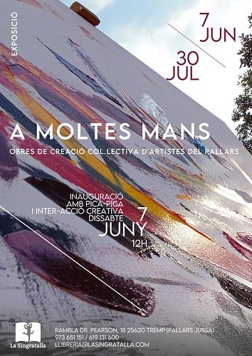 Bones! Un grup de gent del Pallars que fem coses hem jugat a carregar-nos els nostres egos artístics fent peces pictòriques de creació col·lectiva. Sou convidadis a veure'n els resultats i compartir una estona amb nosaltres dissabte que ve a les 12h del migdia a la Singratalla de Tremp ✏️🎨🖌