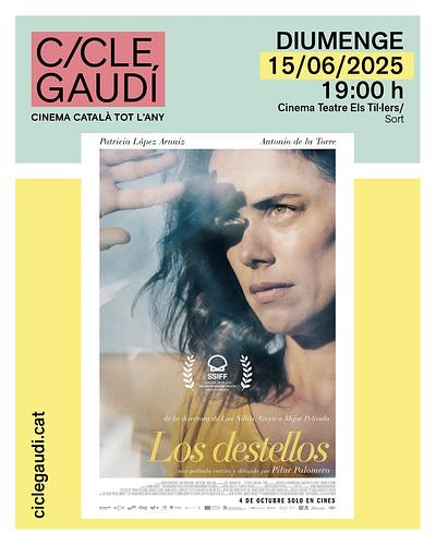🎬 Acomiadem aquesta temporada del #CicleGaudí amb "Los destellos", el nou film de Pilar Palomero sobre la importància d'enfrontar-se a la mort des de l'alegria de viure

📅 Diumenge 15/6, 7 tarda, al Cinema-Teatre Els Til·lers
ℹ️ més informació i entrades https://sort.cat/esdeveniments/cicle-gaudi-los-destellos/ (enllaç a la bio)