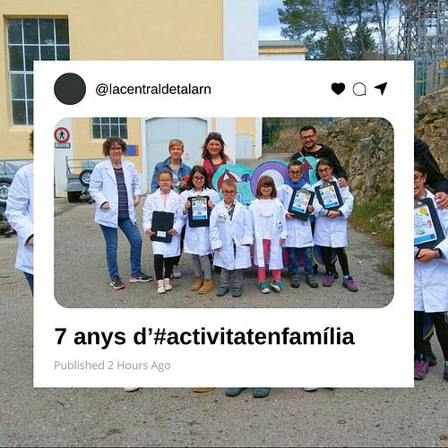 Verigen i alegria en recordar aquesta foto, que ja té 7 anys‼️

Ens acompanyes en l’#activitatfamiliar del proper dissabte?

🎟️https://entrapol.is/UdsBR
🗓️ dissabte 17 d'agost
⏰ 11:30 h

ℹ️ http://tremp.cat/lacentral