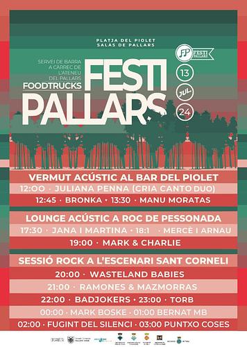 Tot el dia i la nit, este sábado, 14 artistas/bandas del Pallars. Food trucks, barra, lago. 🌮🍕🍔🍻🏞🌤