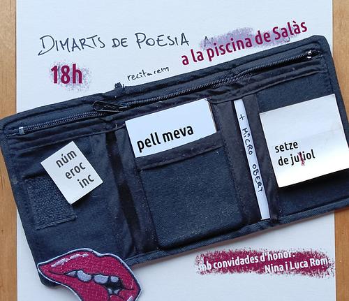 Atenció que aquest és EL recital de la temporada 😱
PELL MEVA: poesia de la mà de Nina Roma (@ pellnarrada) amb música de la ploma de Luca Roma (@ amor_acul), importació vallesana exclusiva al Pallars per a qui sigui aquest dimarts 16 a les 18h a la piscina de Salàs.
Ah, i na Nina ens durà els seus poemaris (preciosos) així que no us oblidau de portar efectiu!
I per rematar-ho, com sempre, micro obert 🔥
qui no hi vengui... pijor per ell!